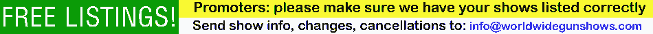 Free gun show listings